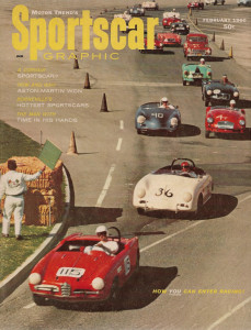 SPORTS CAR GRAPHIC 1960 FEB - BONNEVILLE SALTLATS, CORVAIR, FACELLIA 